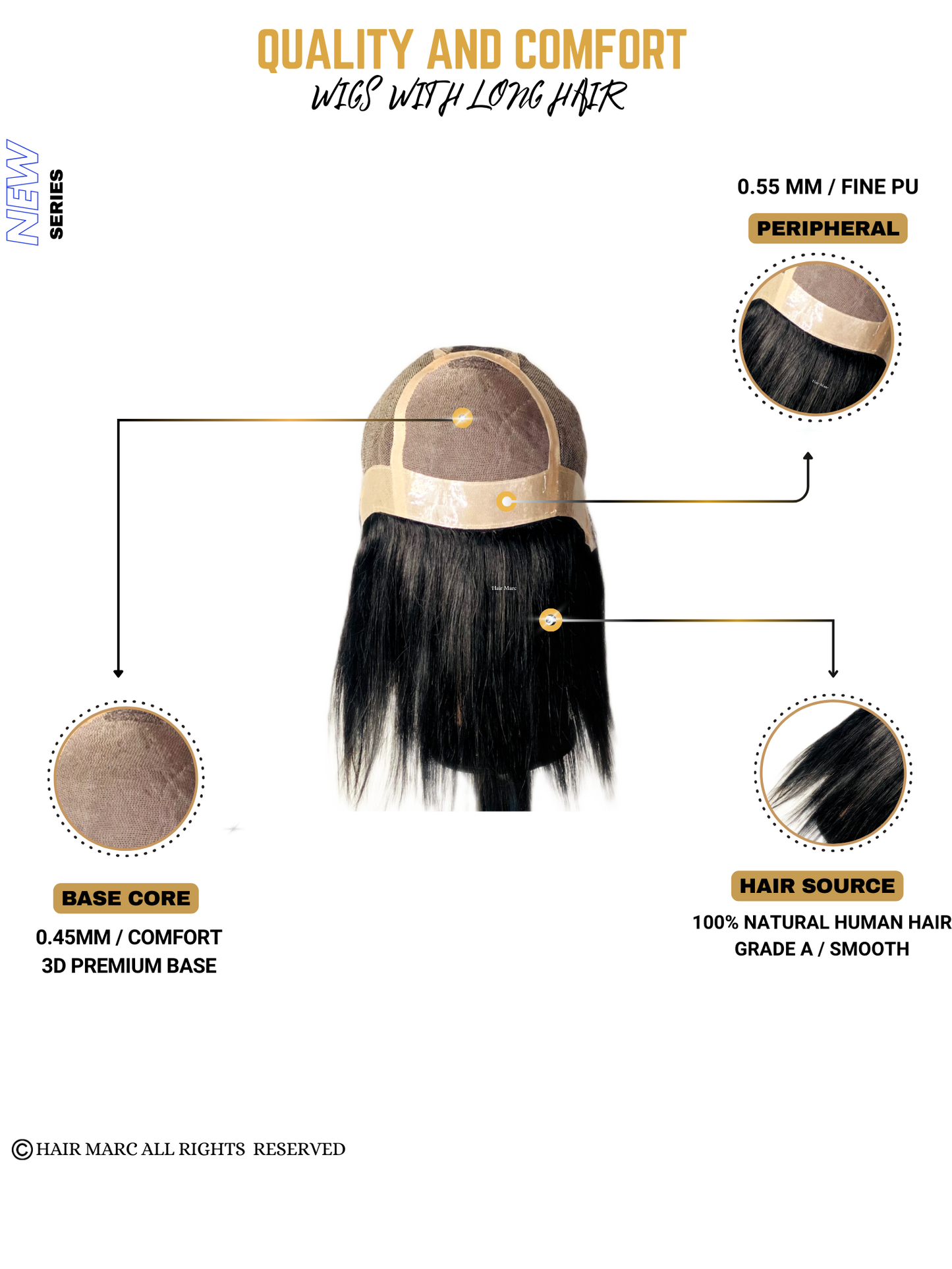 Full Head Wig For Men