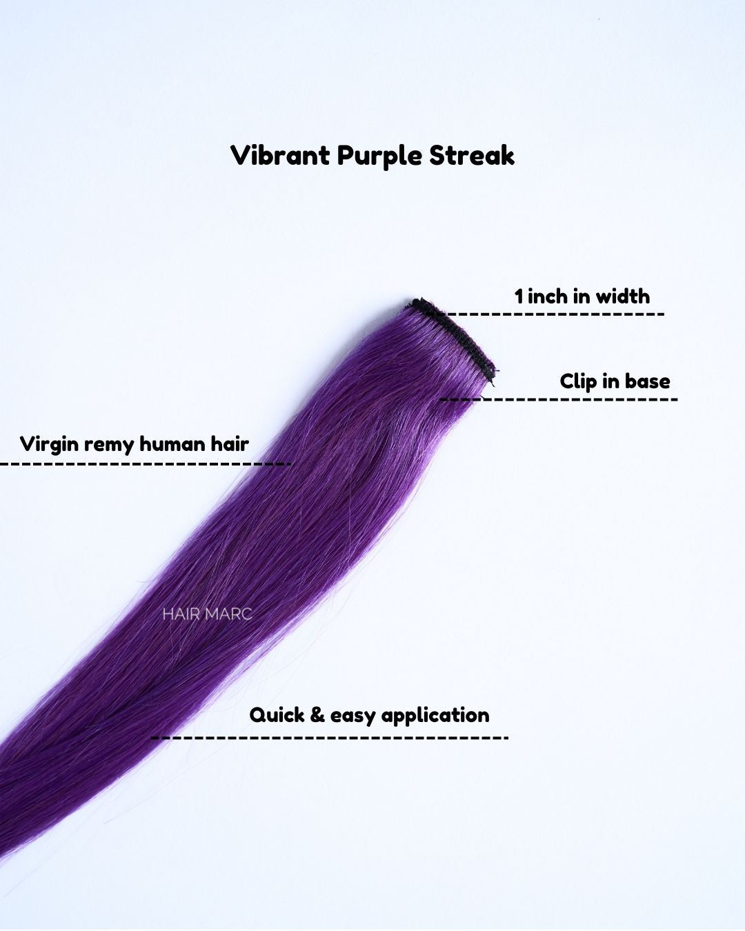 Vibrant Purple Streak