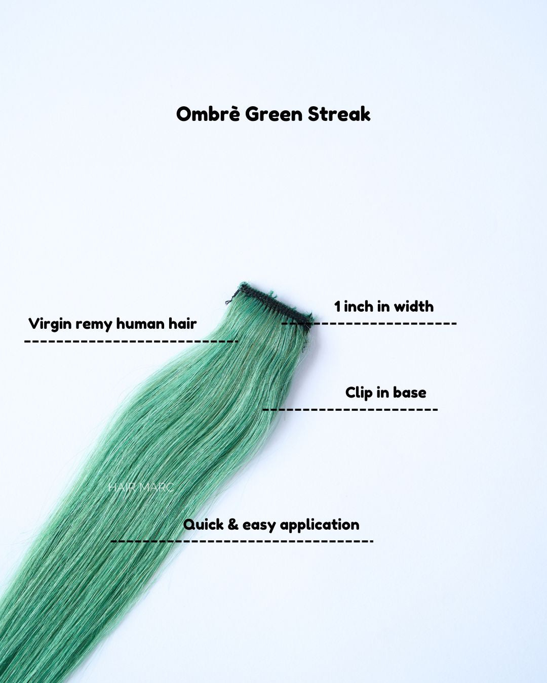 Ombre Green Streaks