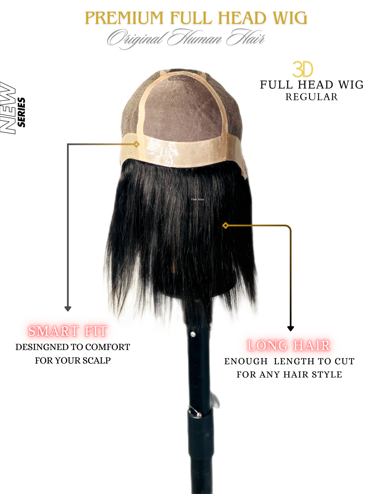 Full Head Wig For Men