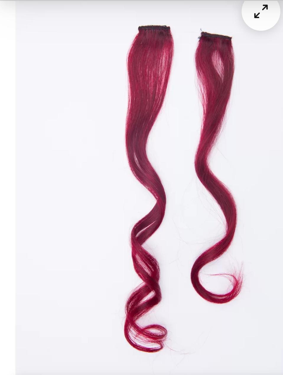 Sizzling Red Hair Streaks